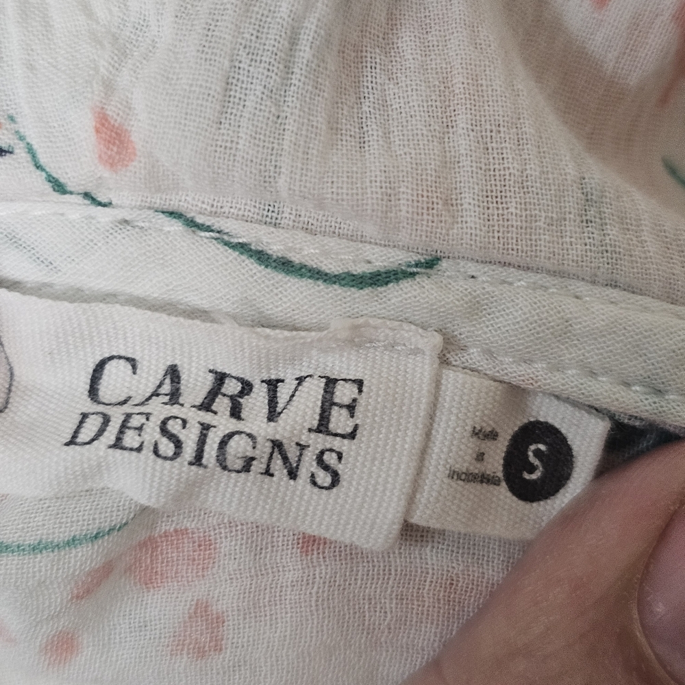 Carve Designs Gia Coverup Pink and Green Cloud Bouquet - Picture 11 of 12